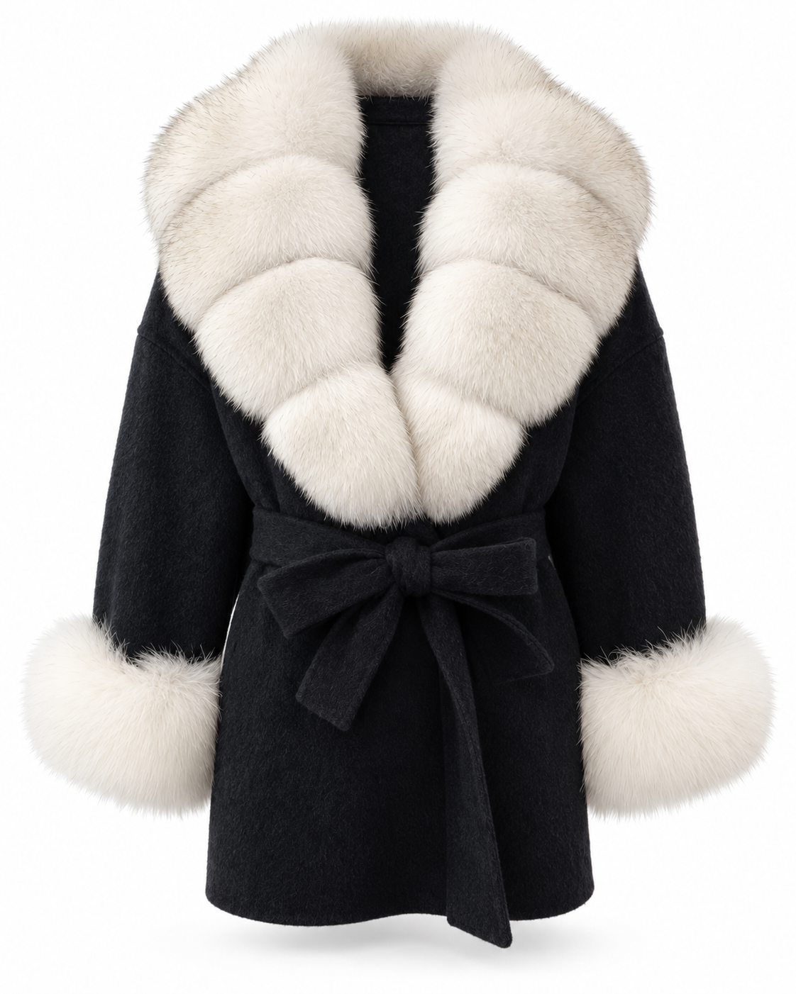 Amevella Privé — Aurelia Fur Trim Coat