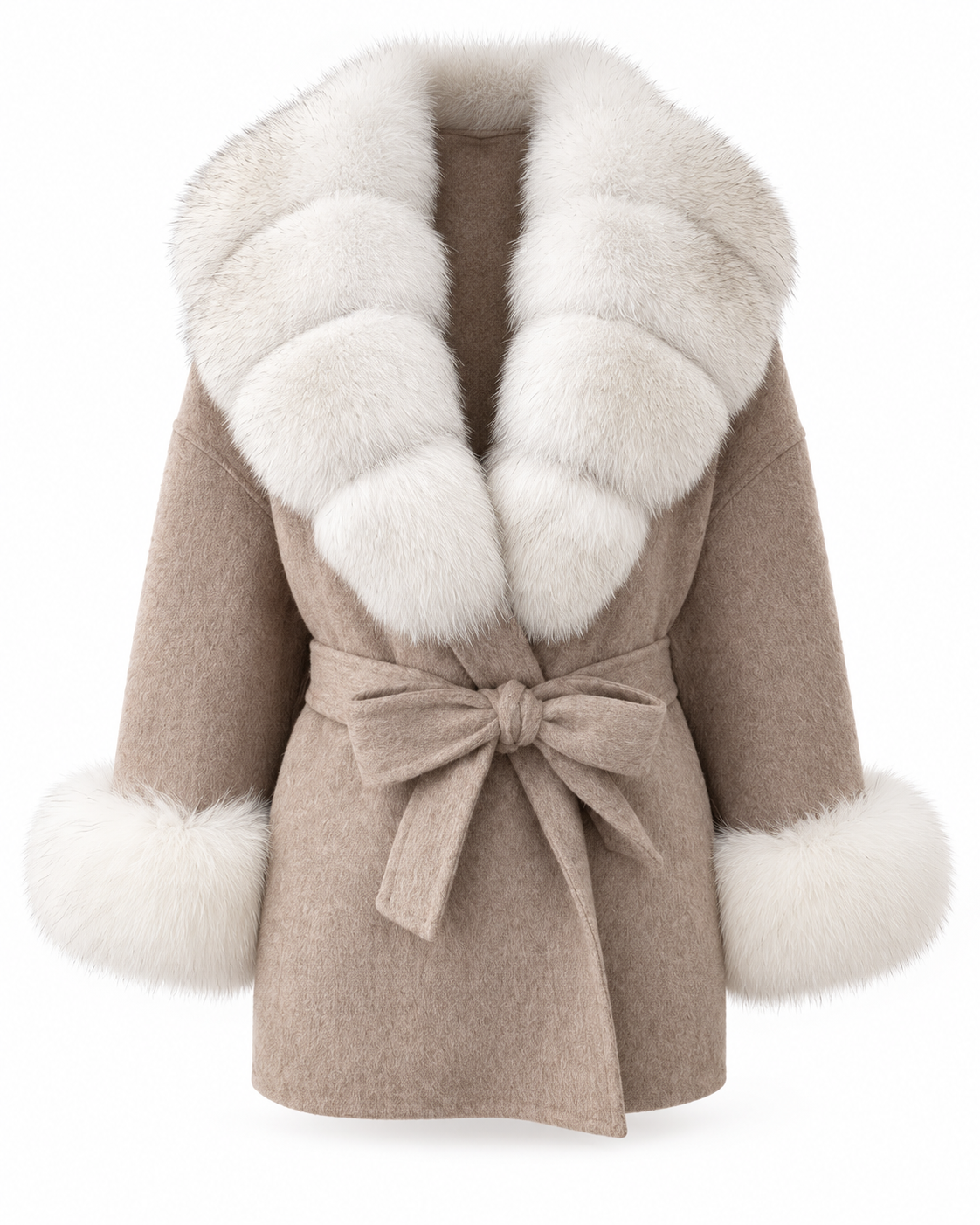 Amevella Privé — Aurelia Fur Trim Coat
