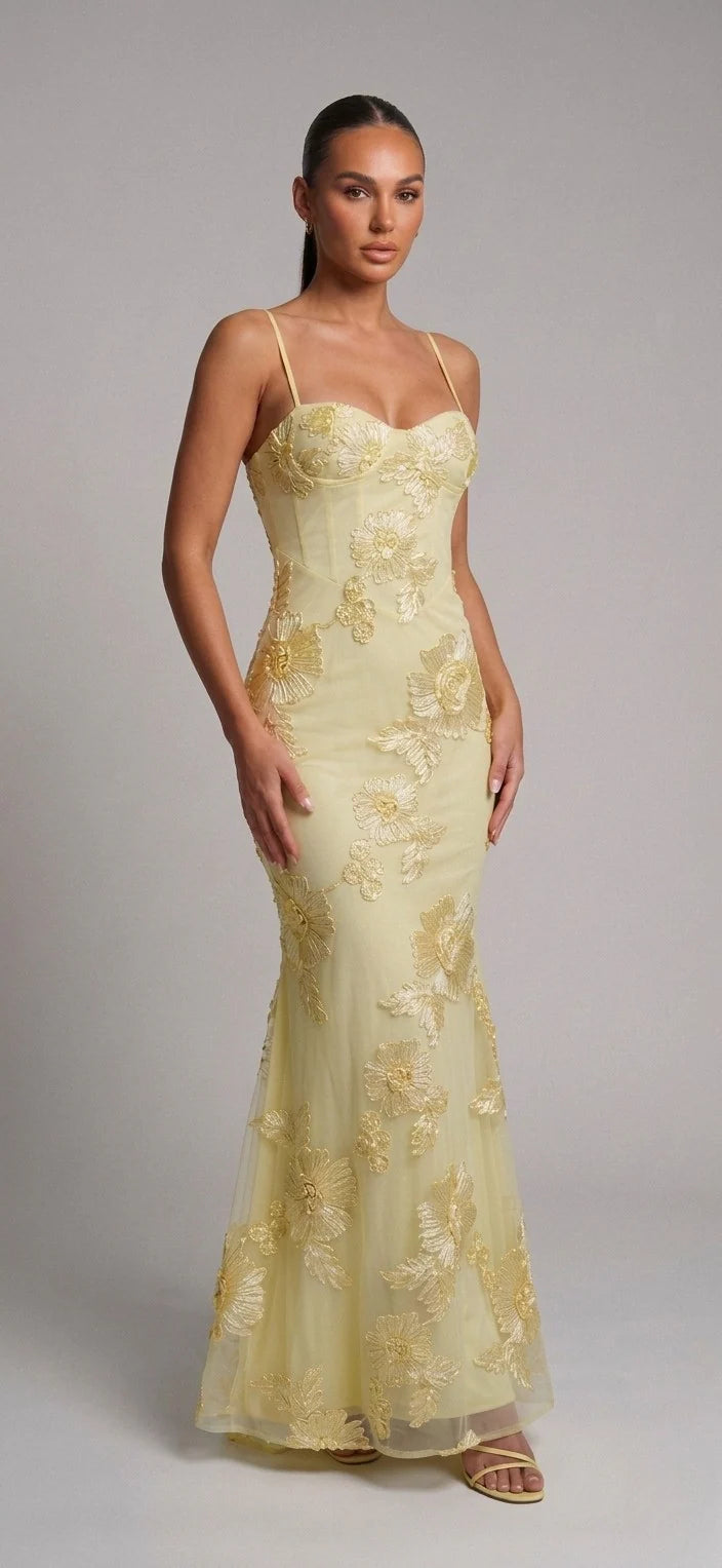 Bloom Luxery Maxikleid
