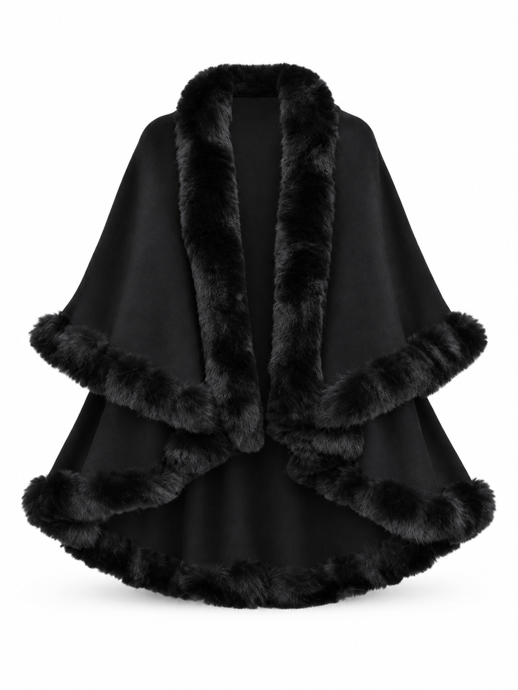 Elodie Fur Cape