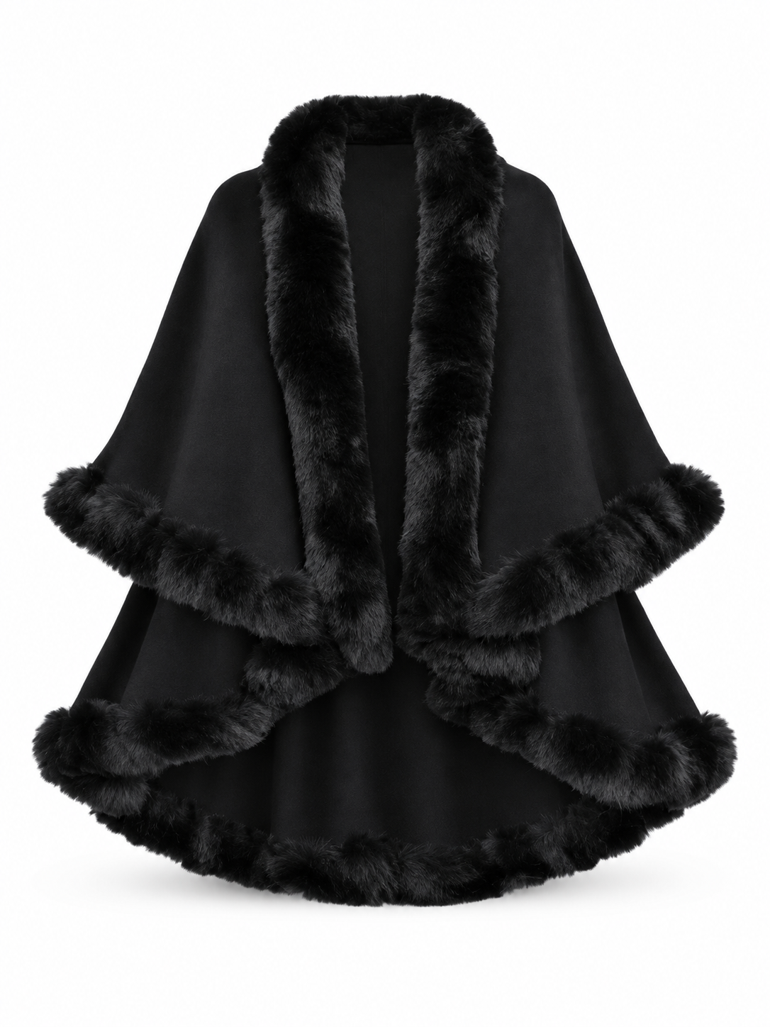 Elodie Fur Cape