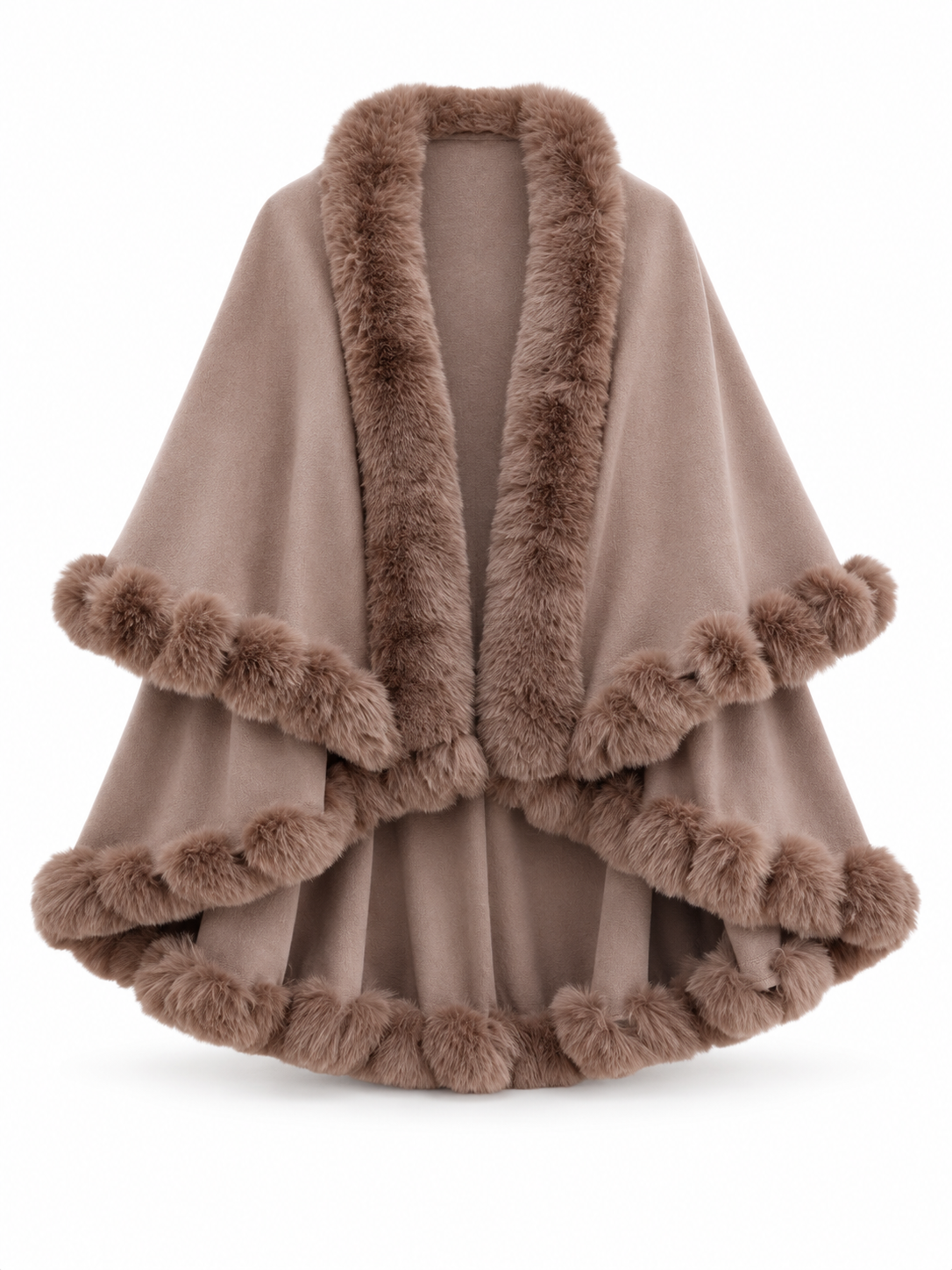 Elodie Fur Cape