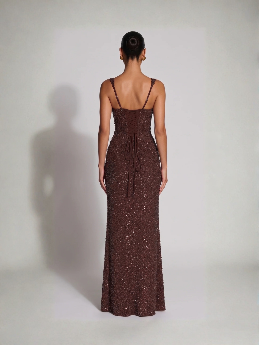 Abendkleid mit Pailletten