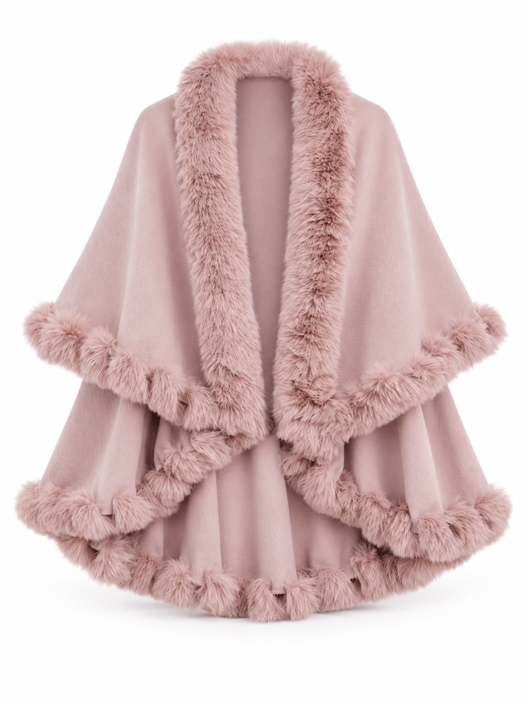 Elodie Fur Cape