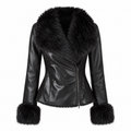 Valeria Fur Leather Jacket