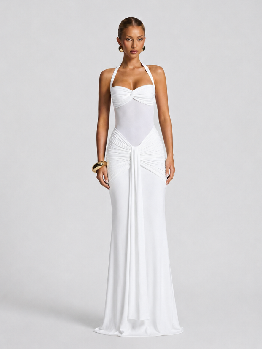 Sienna Neckholder-Maxikleid