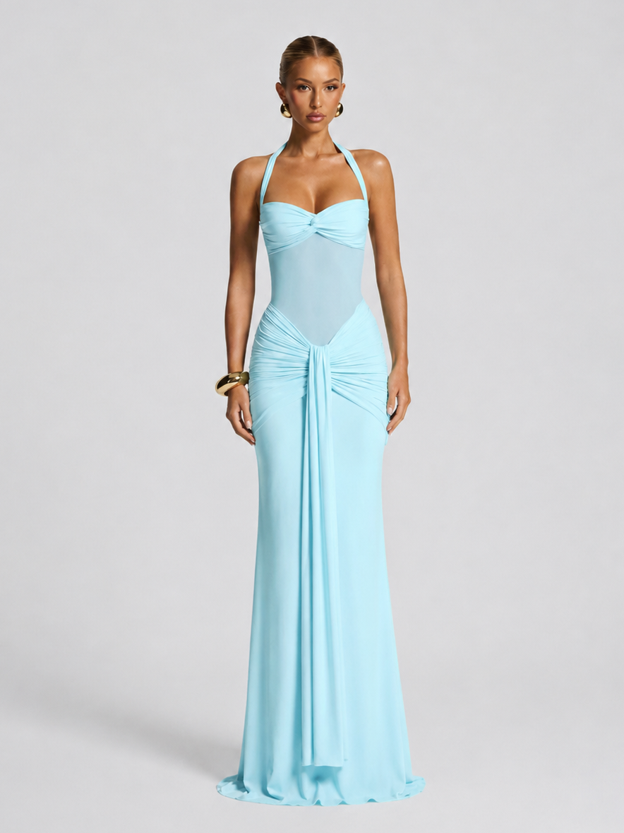Sienna Neckholder-Maxikleid
