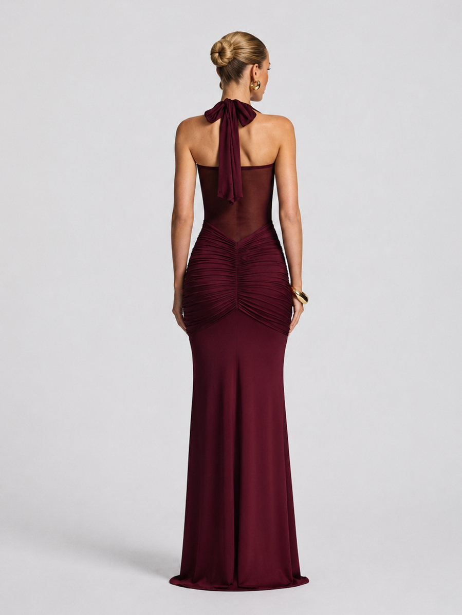 Sienna Neckholder-Maxikleid