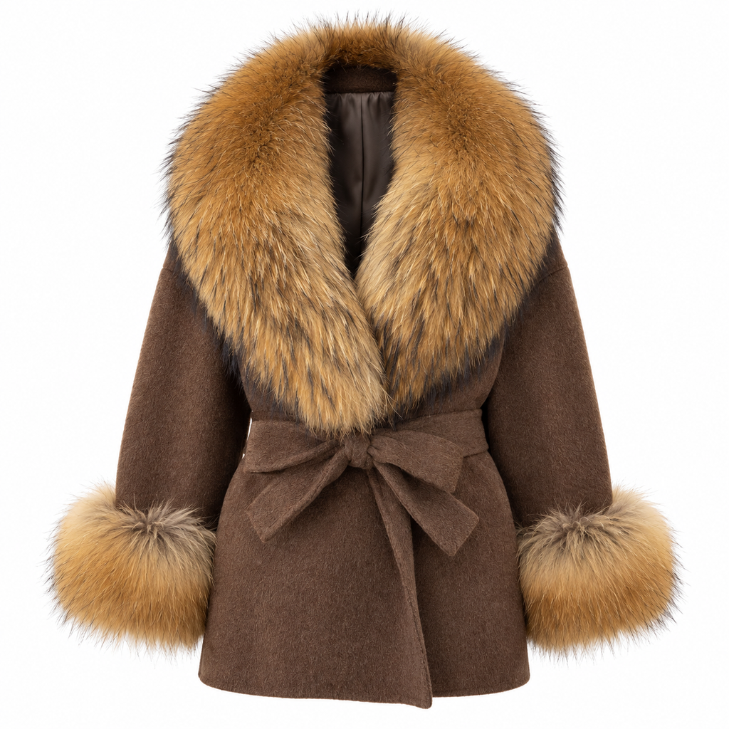 Amevella Privé — Sienna Fur Trim Coat