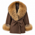 Amevella Privé — Sienna Fur Trim Coat