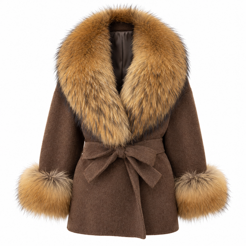 Amevella Privé — Sienna Fur Trim Coat