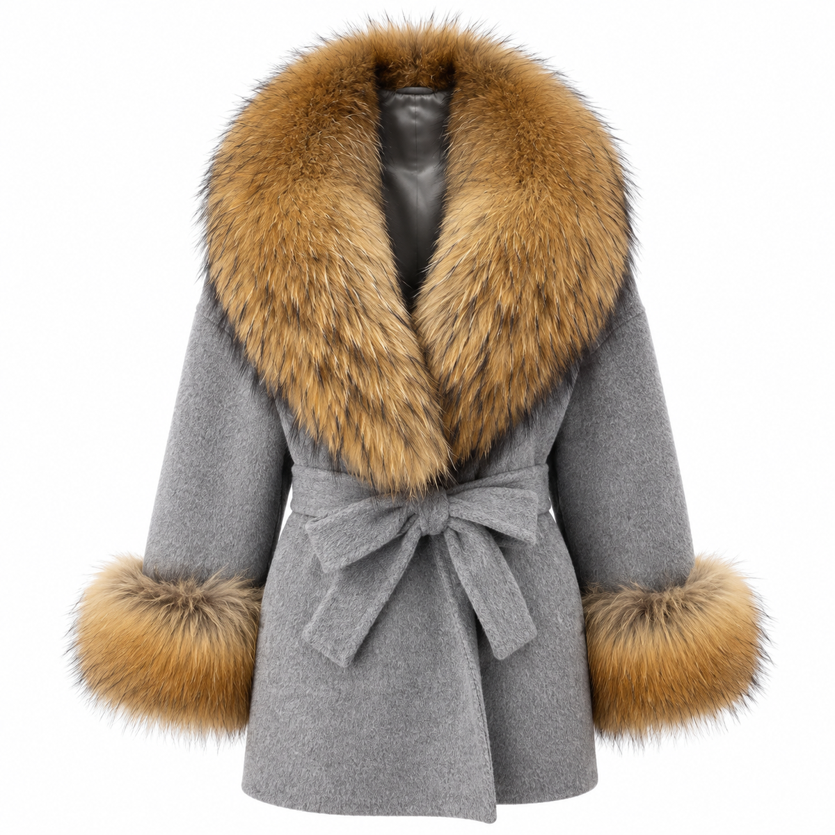 Amevella Privé — Sienna Fur Trim Coat