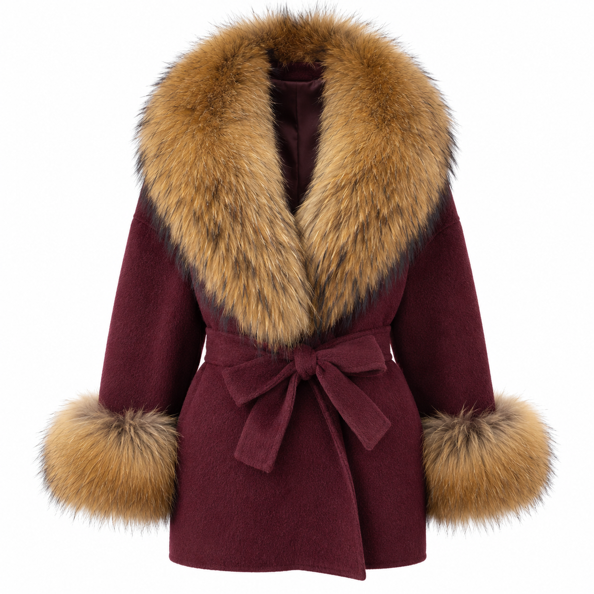 Amevella Privé — Sienna Fur Trim Coat