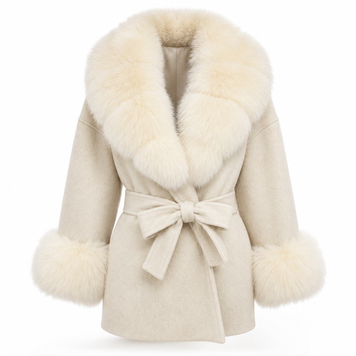 Amevella Privé — Lissette Fur Trim Coat