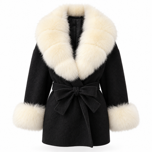Amevella Privé — Lissette Fur Trim Coat