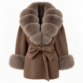Amevella Privé — Sablette Fur Trim Coat