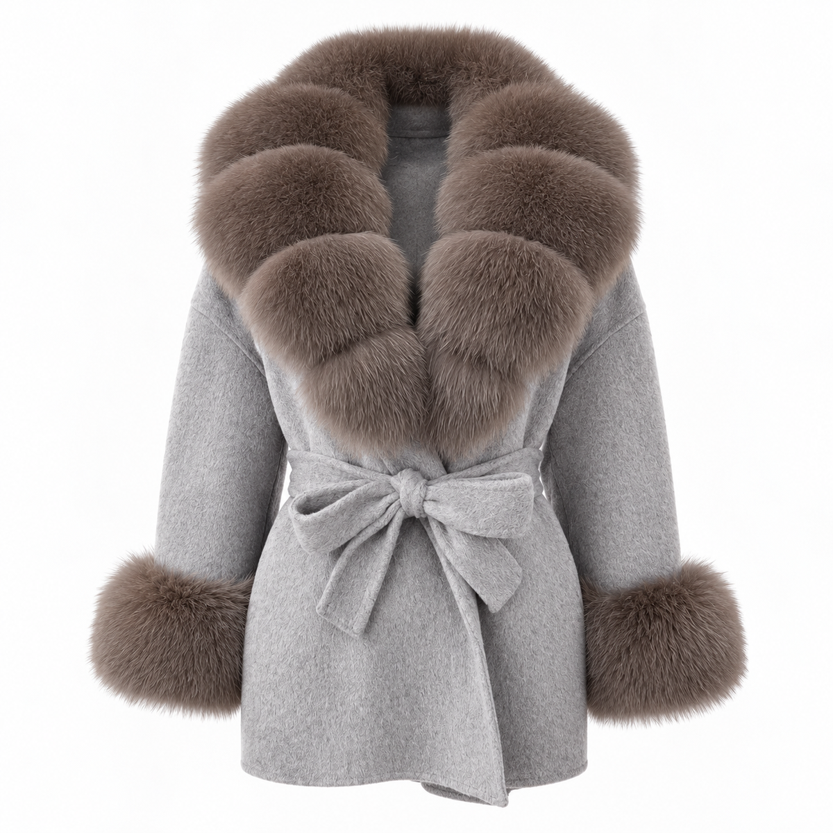 Amevella Privé — Sablette Fur Trim Coat