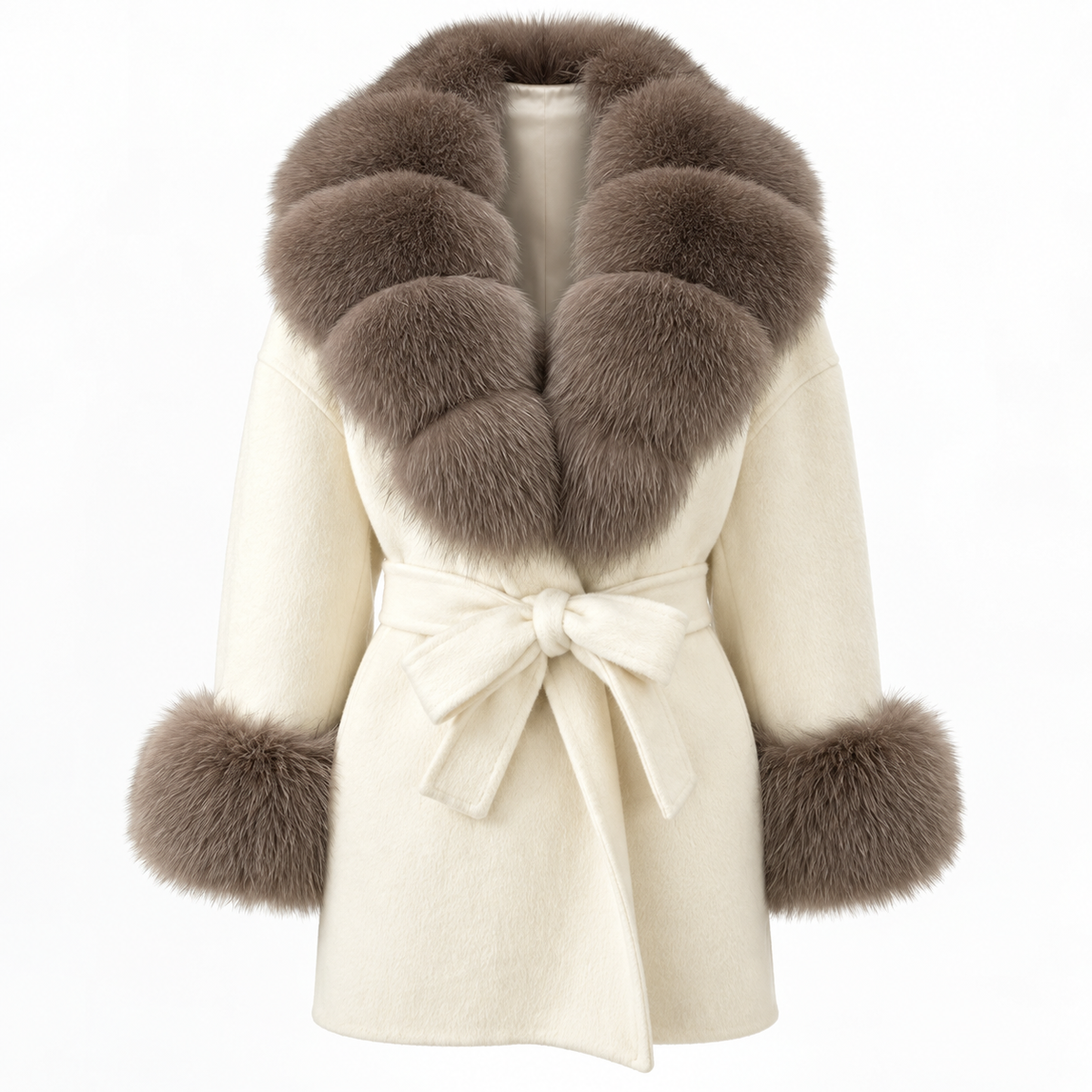 Amevella Privé — Sablette Fur Trim Coat