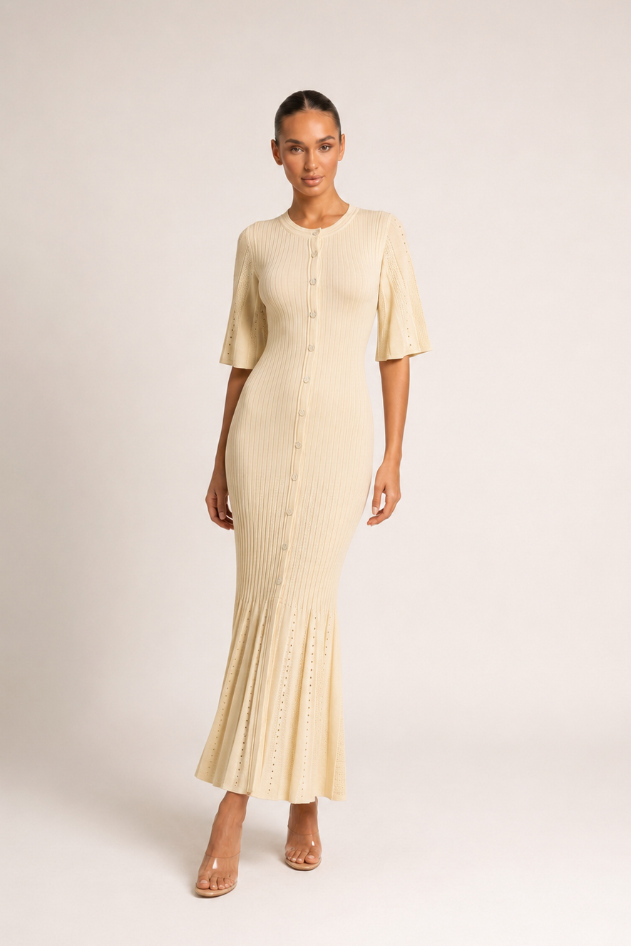 Sommerkleid mit Knopfleiste