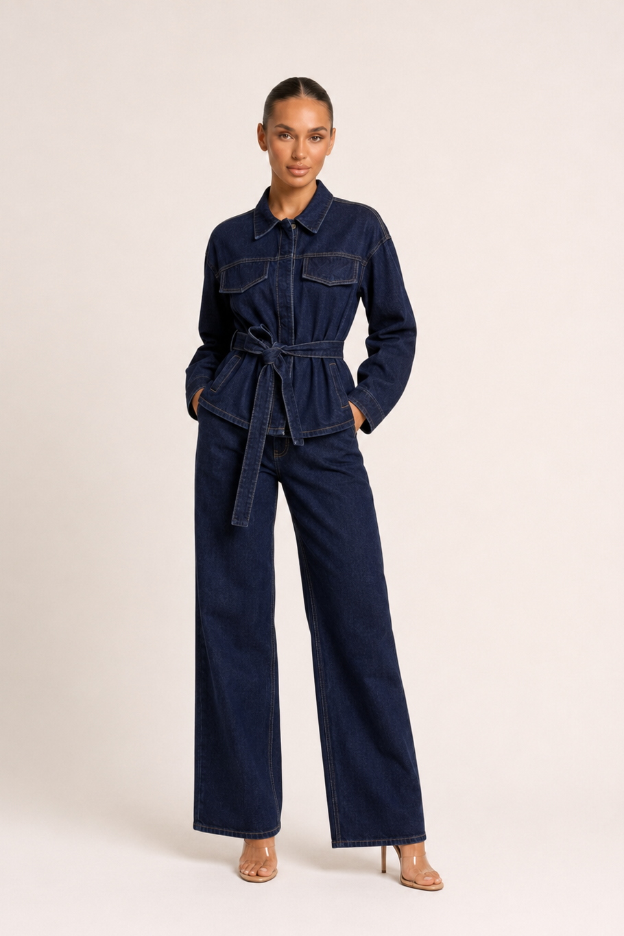 Zweiteiler aus Denim