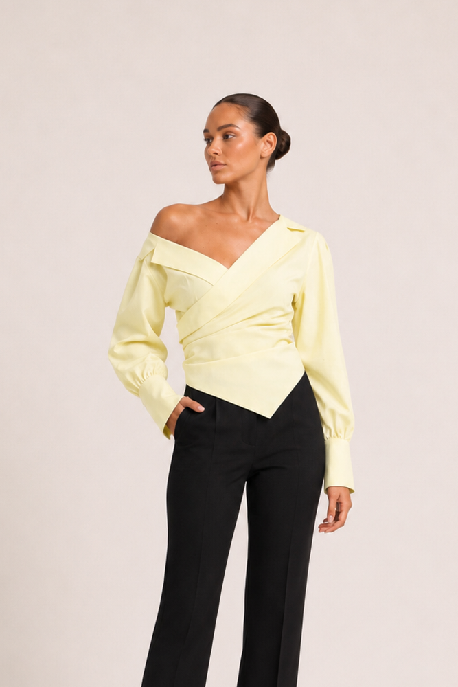 Moderne One-Shoulder-Bluse