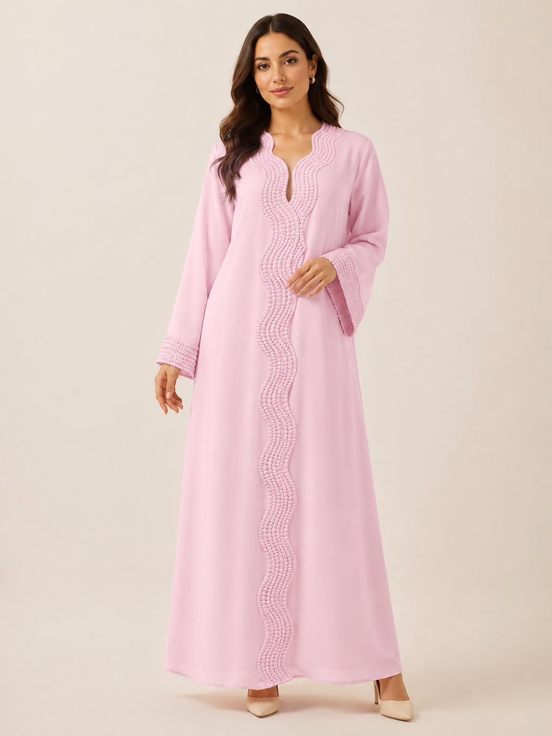 Eleganter Kimono mit Verziehrung