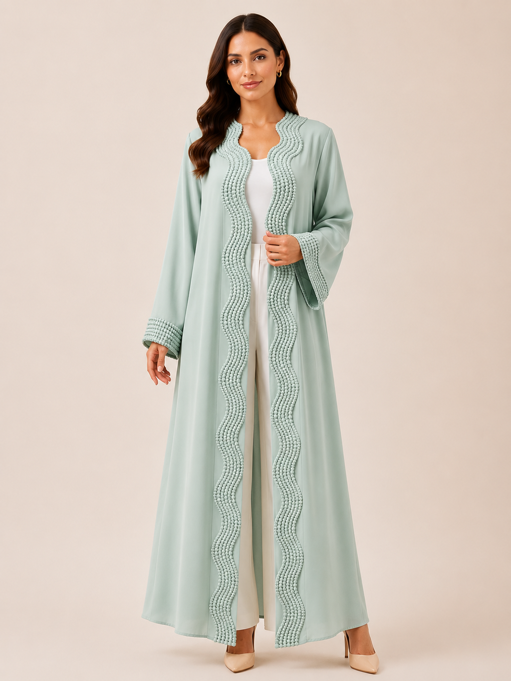 Eleganter Kimono mit Verziehrung