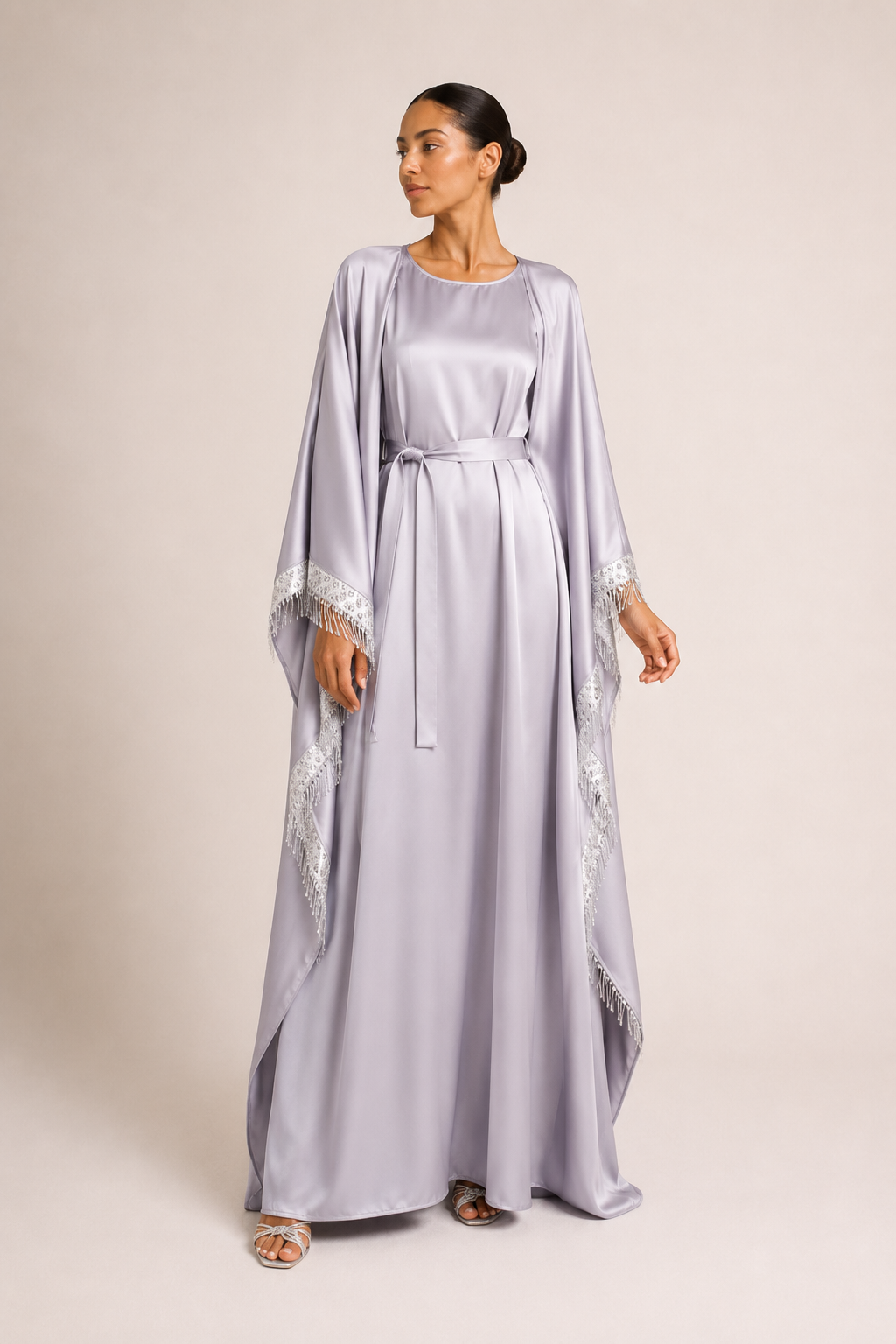 Elegante Abaya mit Verzierung