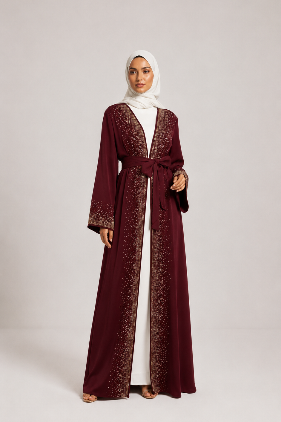 Kimono mit Straßsteinen