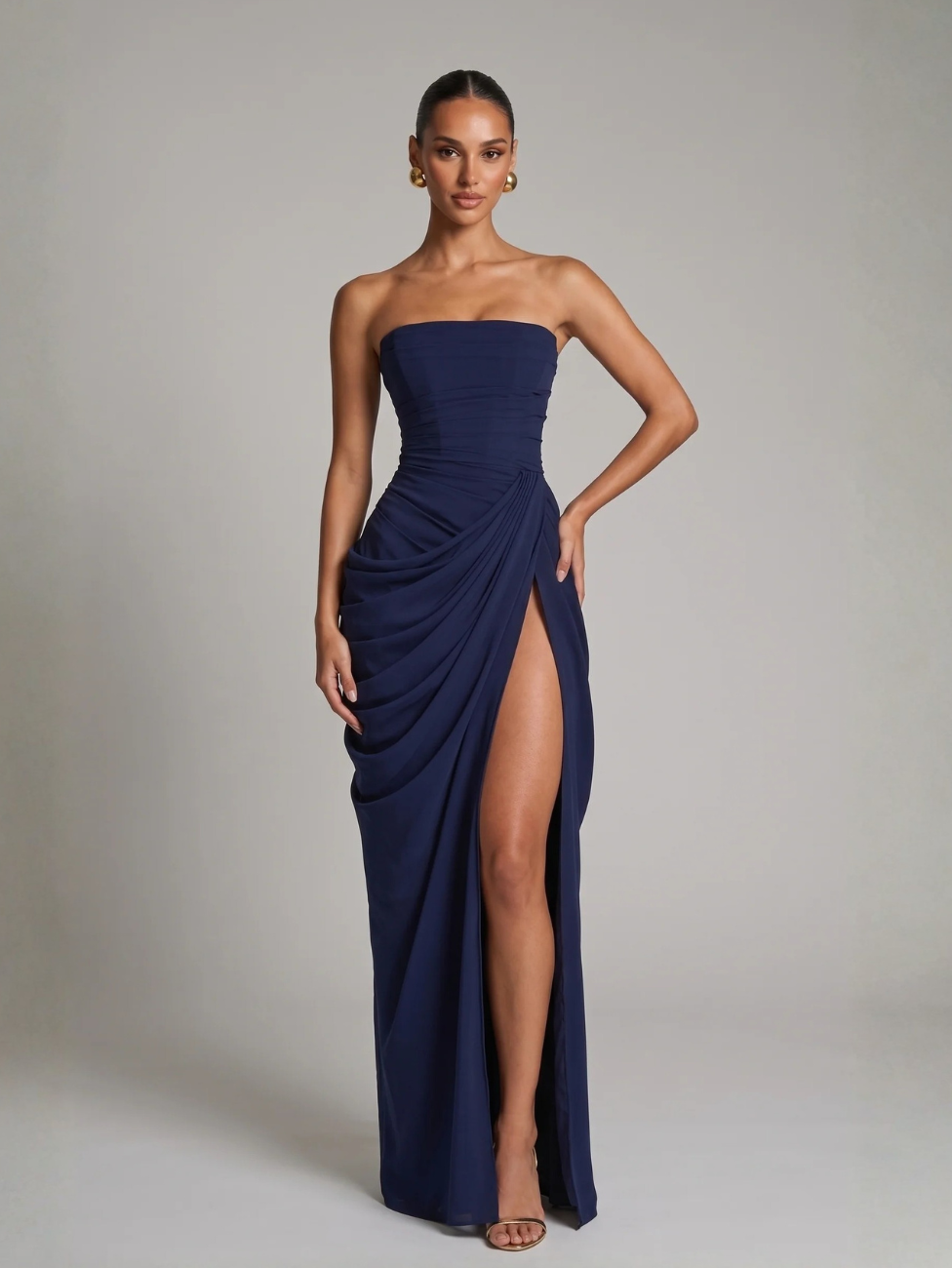 Abendkleid mit Beinschlitz