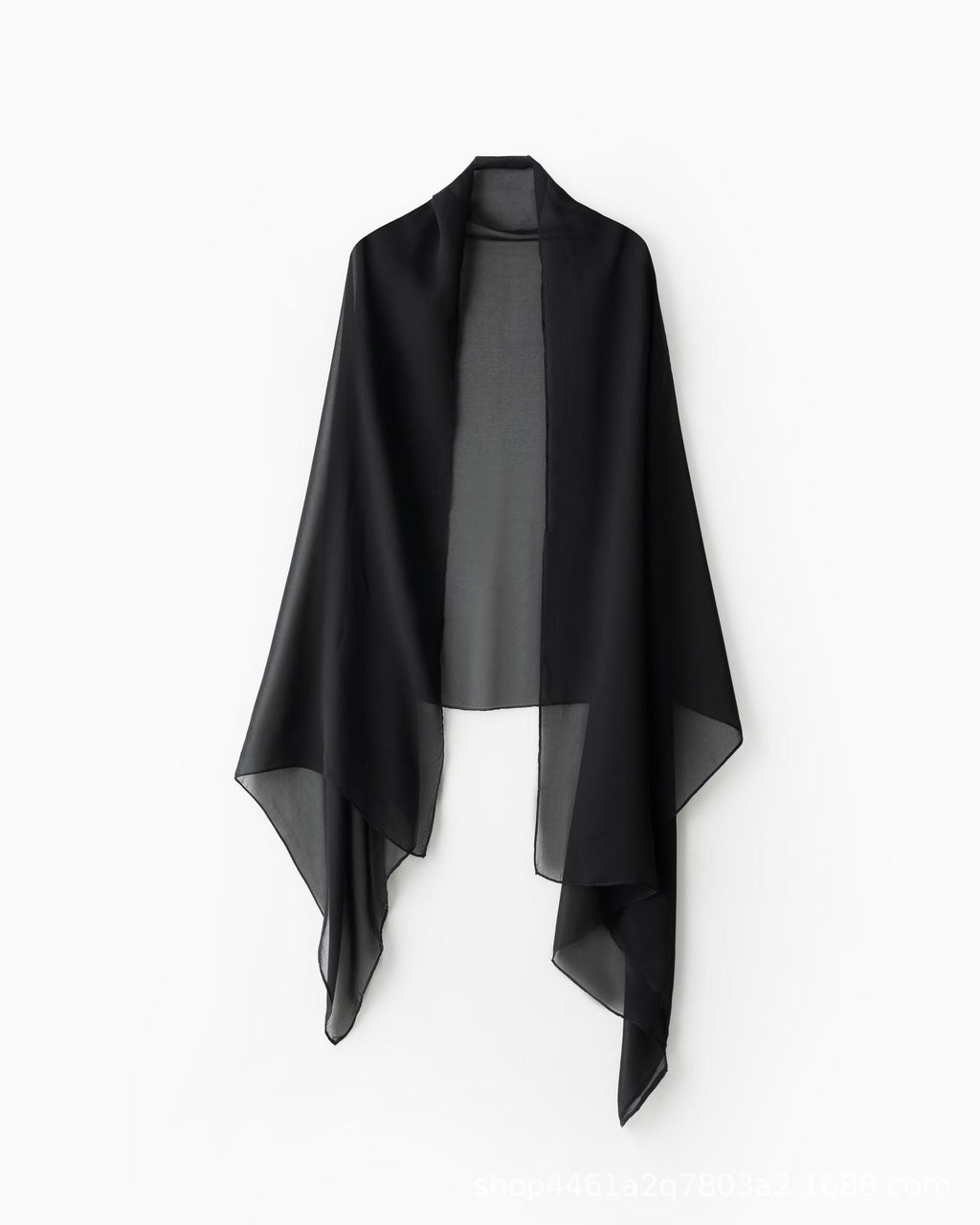 Noir Abaya mit Strass und Tuch