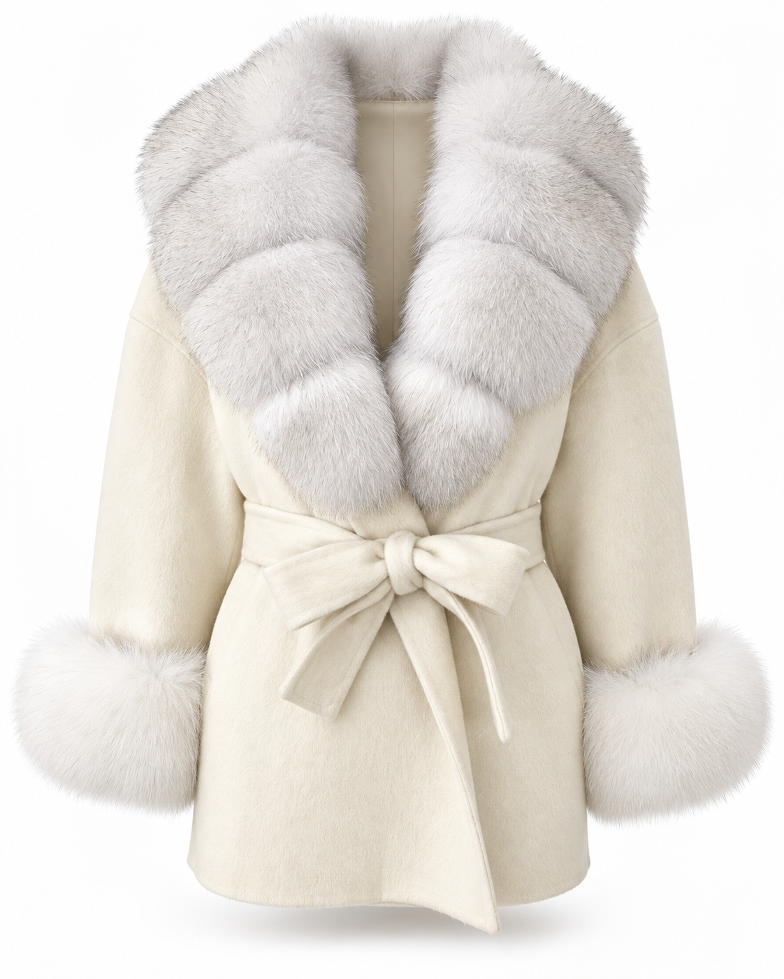Amevella Privé — Aurelia Fur Trim Coat