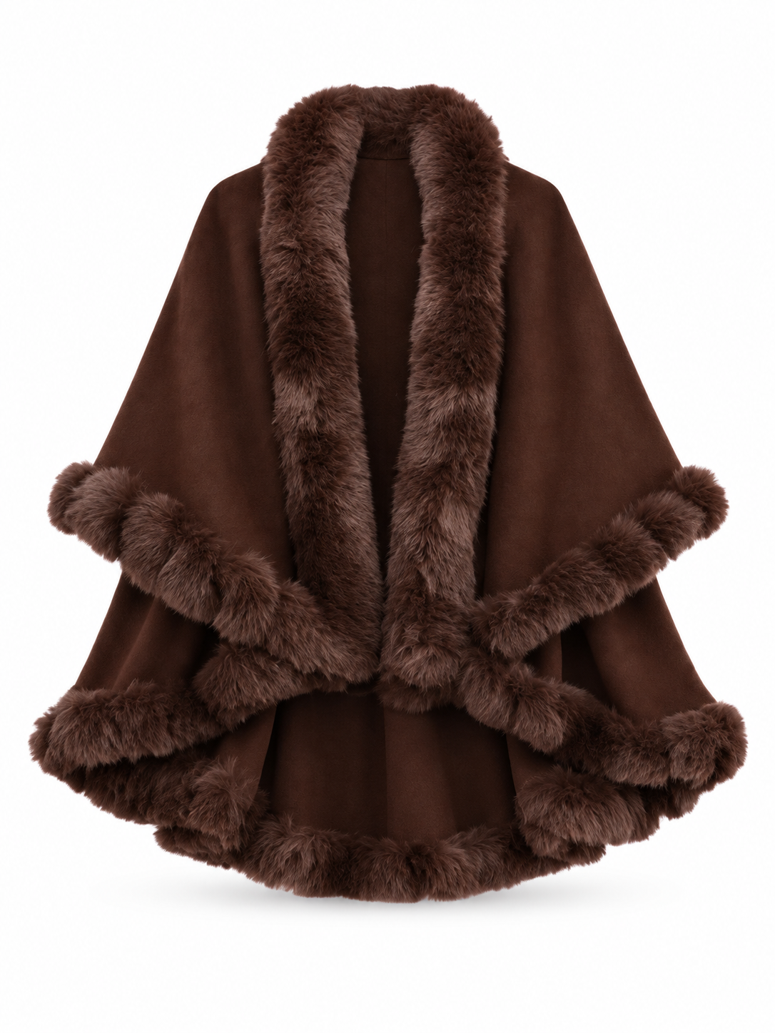 Elodie Fur Cape