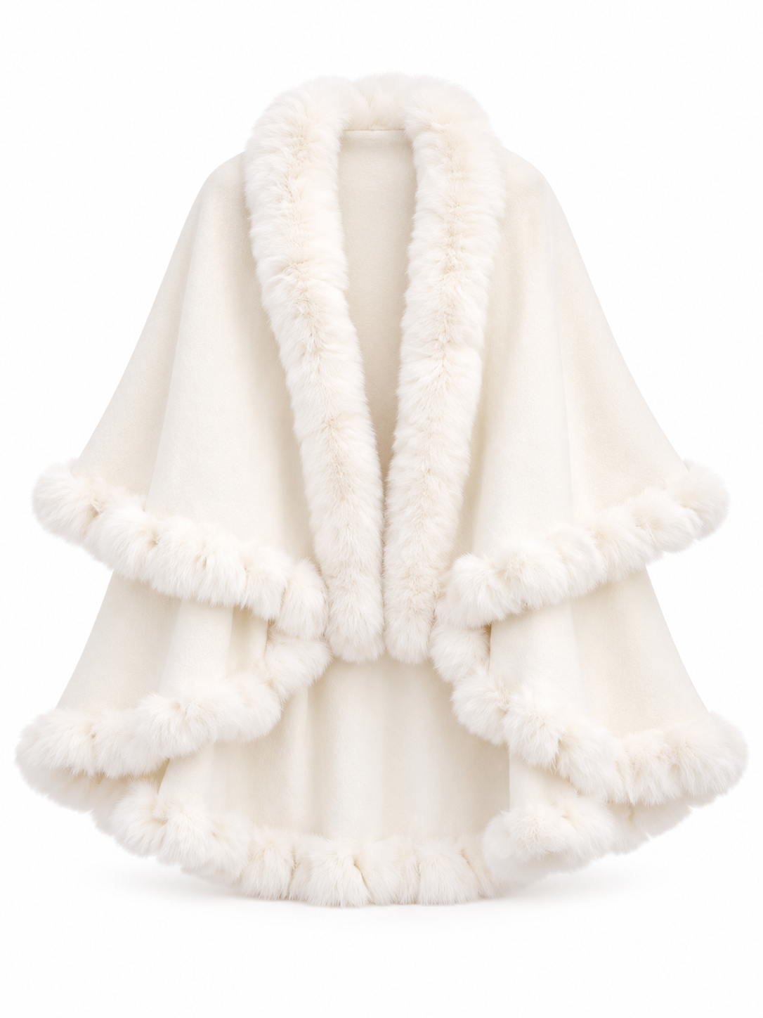 Elodie Fur Cape