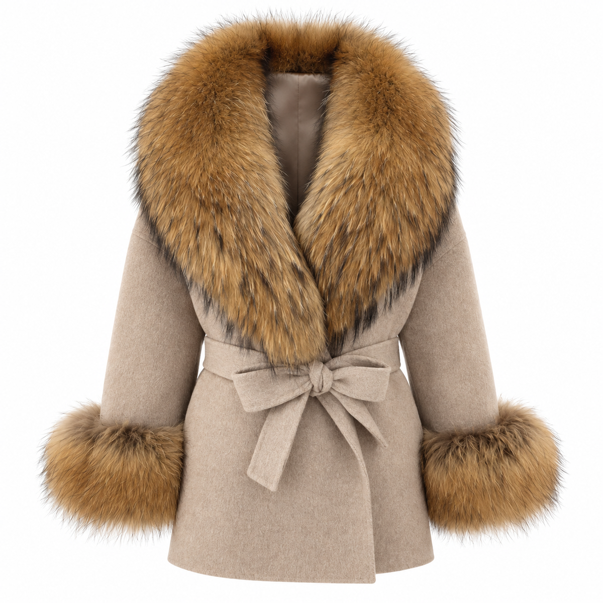 Amevella Privé — Sienna Fur Trim Coat