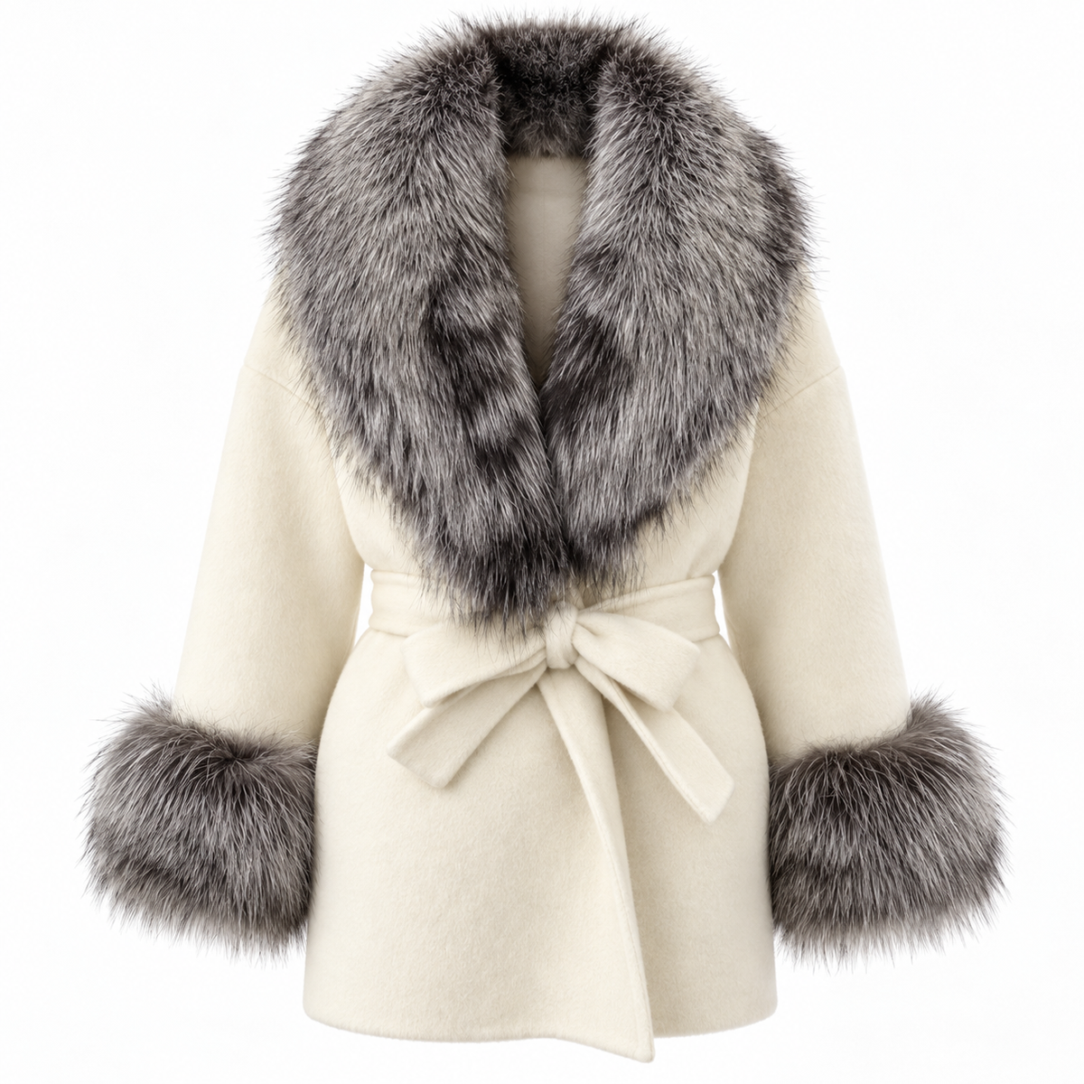Amevella Privé — Silvera Fur Trim Coat
